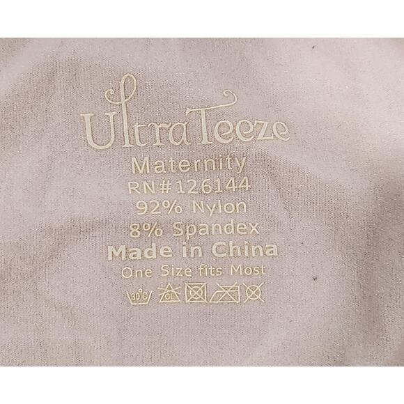 Ultra Teeze Maternity Pale Pink Tank Top One Size Lightweight Soft Stretchy - Picture 4 of 4